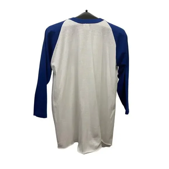 Vinatge 1980s Humorous Baseball T Shirt Iron On Graphics / Women’s Large - Picture 5 of 7